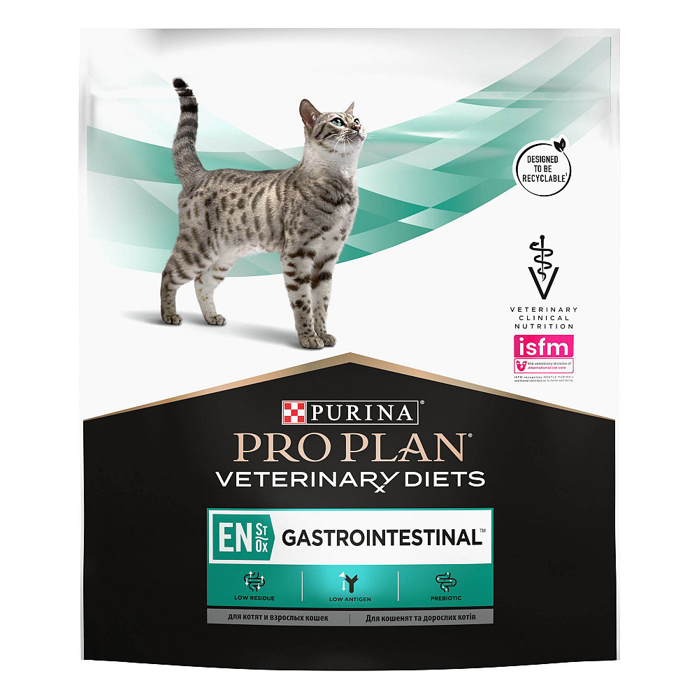 Сухий дієтичний корм PRO PLAN VETERINARY DIETS EN Gastrointestinal для кошенят та дорослих котів для зменшення розладів кишкової абсорбції та годівлі  Київ - фото 1