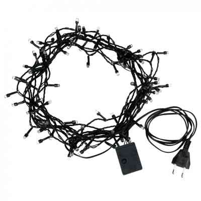 Гірлянда YES! Fun Діамант 8 мм 80 LED Тепло-біла 8 м 8 режимів миготіння (975052) Вінниця