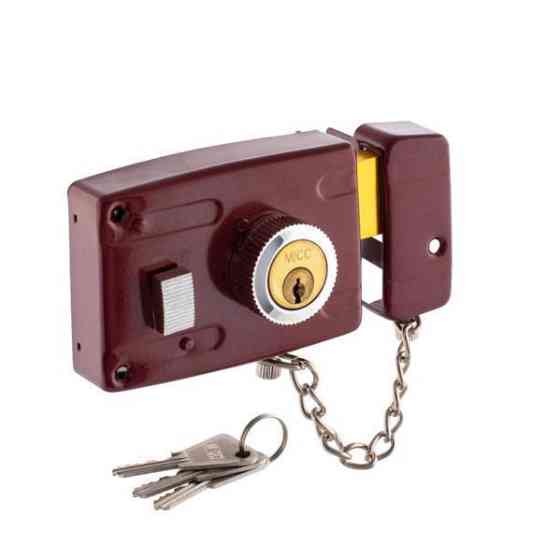 Замок накладний 14-04 червоний 101 Харків