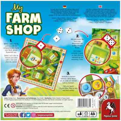 Настільна гра Pegasus Spiele Моя фермерська крамниця (My Farm Shop) англійська (PS094) Вінниця