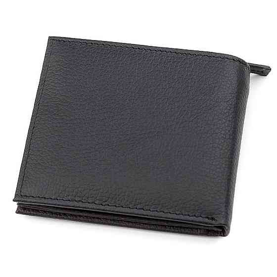 Чоловічий гаманець ST Leather 18343 (ST154) натуральна шкіра Чорний Київ