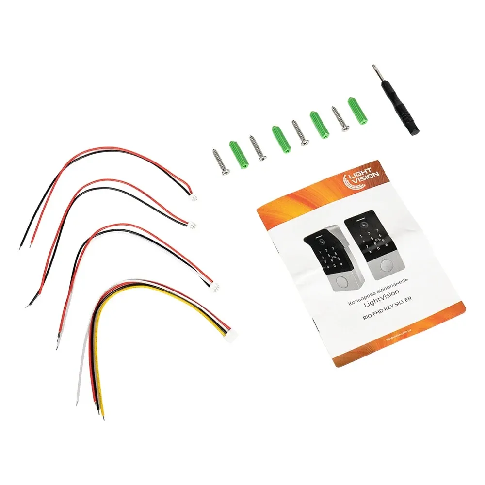 Відеопанель 2Mp Light Vision RIO FHD(KEY) Silver зі зчитувачем Mifare та клавіатурою (82-00243) Киев - изображение 8