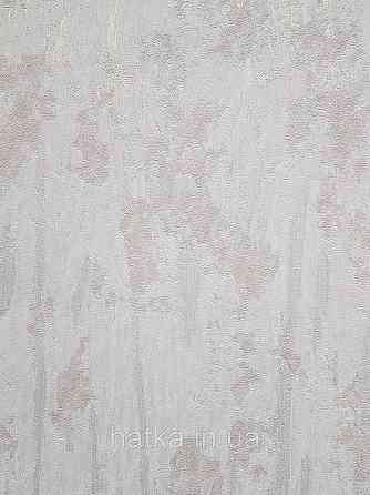 Шпалери вінілові на флізеліні гарячого тиснення DU&KA 1.06х10 вензель основа під штукатурку сірі коричневі Київ