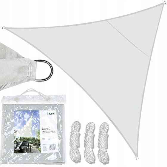 Тент-вітрило Jumi Markiza сонцезахисний 3,6x3,6x5 м білий Київ