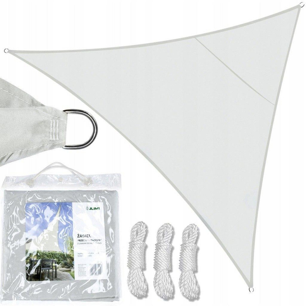 Тент-вітрило Jumi Markiza сонцезахисний 3,6x3,6x5 м білий Киев - изображение 1