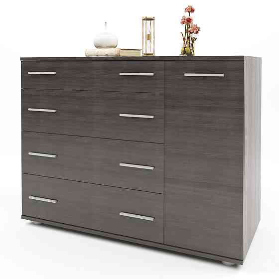 Комод для спальні Еверест з 4-ма ящиками К-3 (телескопи) 100х38х73 венге темний (DTM-2493) Львів