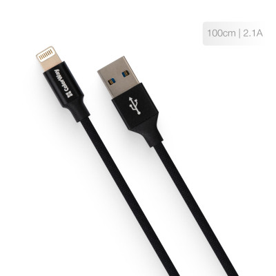 Дата кабель USB 2.0 AM to Lightning 1.0m black ColorWay (CW-CBUL004-BK) Винница - изображение 4