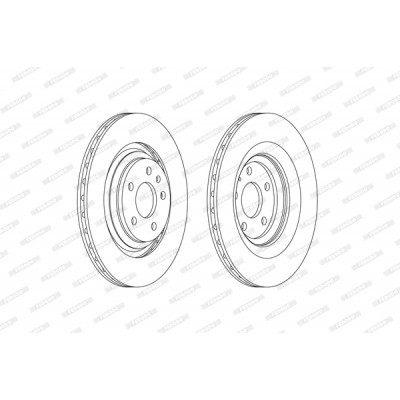 Гальмівний диск FERODO DDF2546C Вінниця - фото 1