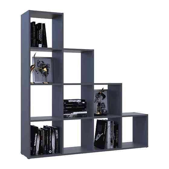 Стелаж Doros Степ 4х4 Графіт відкритий 136.2х28.8х140.7 DRS-011769 (41516167) Львів