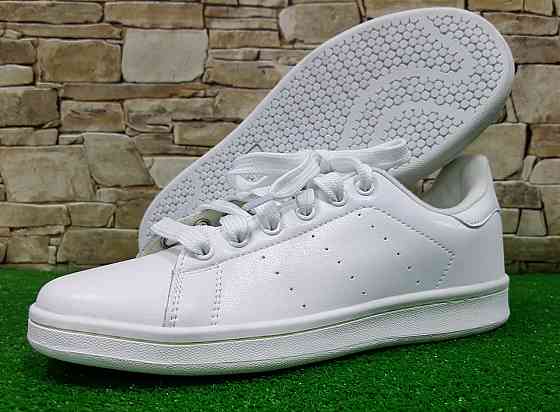 Женские кожаные  кроссовки Adidas Stan Smith White Киев