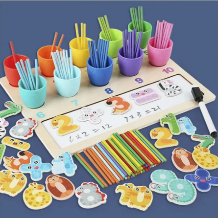 Дерев'яна Логічна гра "Математика" 58602 Вінниця