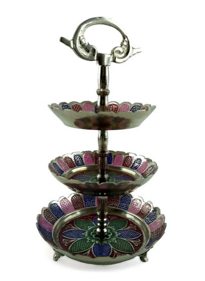 Конфетница из бронзы трехярусная Киев - изображение 2