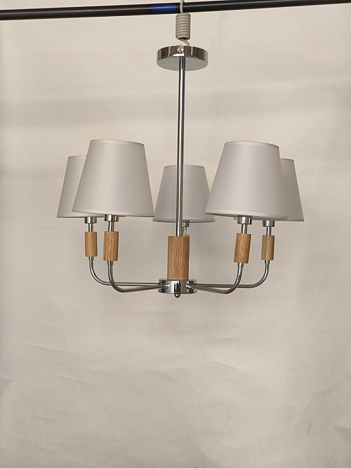 VALESO Люстра класична для вітальні VALESO V16-5 CH хромова Коломия - фото 8