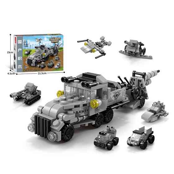 Конструктор LeleBrother военная техника 6в1 137 деталь в стиле Lego Киев