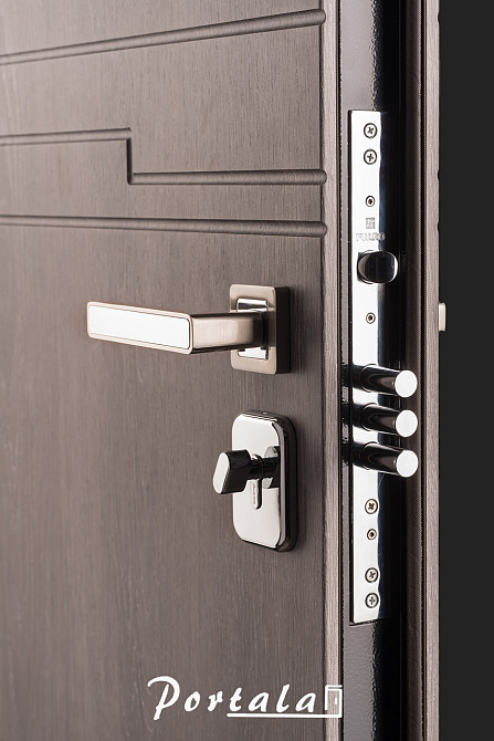 Двері квартирні, серія Концепт, модель Естепона 3, гнутий профіль, коробка 90 мм., полотно 70мм. 850 Київ - фото 4