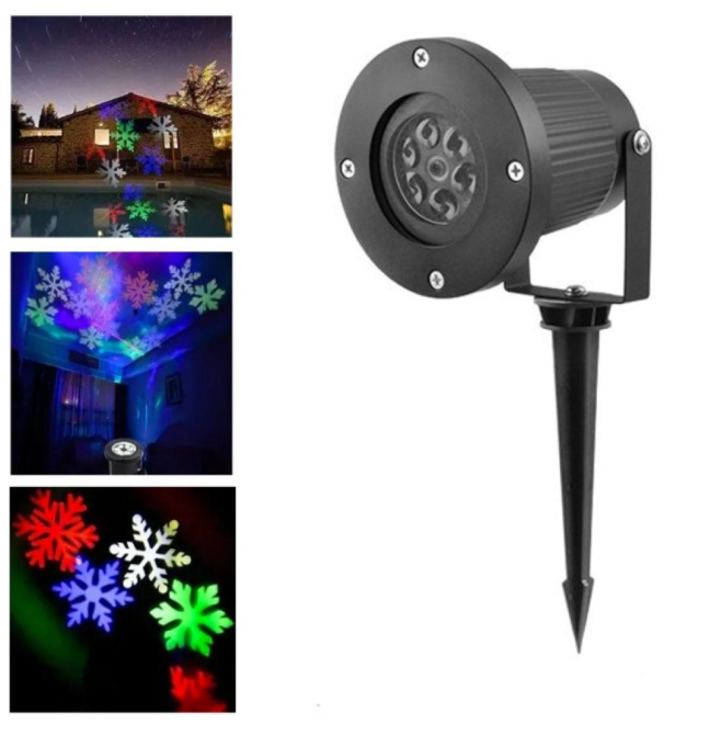 Світлодіодний лазерний проєктор 326-1, будинок + Вулиця, 2 кронштейни Дніпро - фото 1