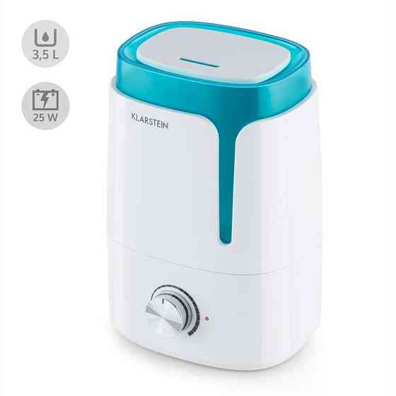 Увлажнитель воздуха Stavanger ароматическая функция ультразвук 3,5 л белый/бирюзовый белый (Германия, читать Ровно