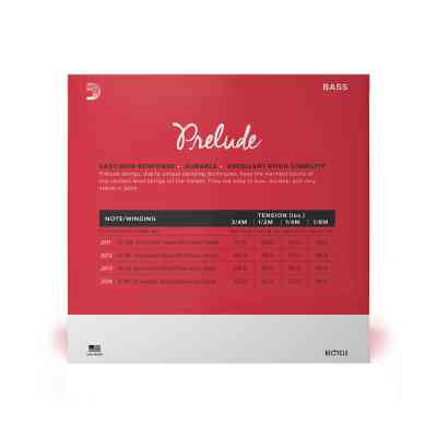 Струны для контрабаса D'Addario Prelude Bass String Set 3/4 Scale Medium Tension (J610 3/4M) Винница