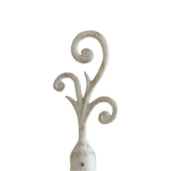 Наконечник для металевого карниза "Фала" (колір біле-золото, діаметр 16 мм) Бровари