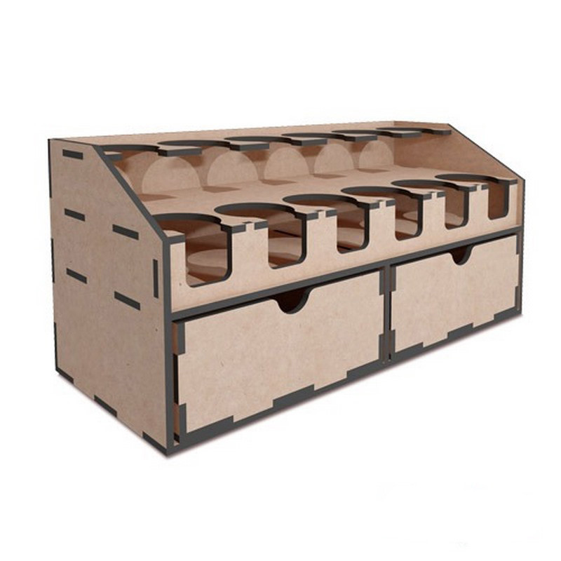 Настільний органайзер для спреїв та художніх фарб у баночках FDPO-262 Вінниця - фото 1