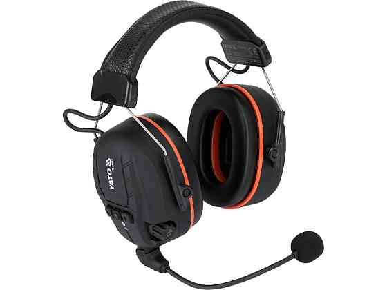 Навушники електронні шумозахисні YATO з модулем BLUETOOTH, мікрофоном, акумул. Li-Ion 3.7 V 1 Год Одесса