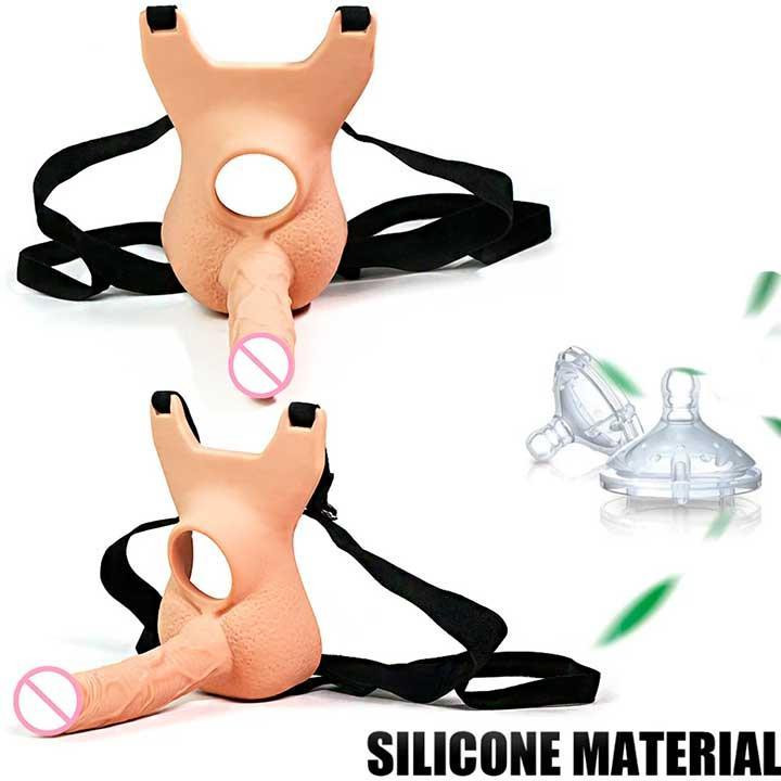 Анальний фалоімітатор на ремені для подвійного проникнення Lovetoy Vibrating Unisex 10 режимів вібрації Вінниця - фото 7