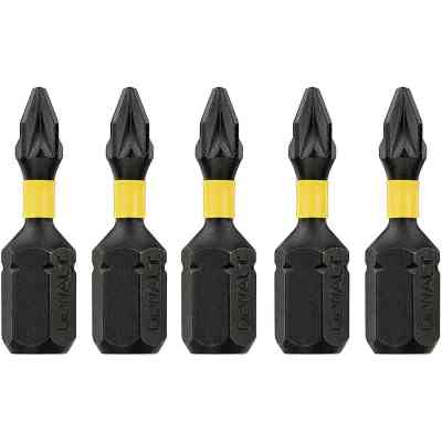 Набор бит DeWALT IMPACT TORSION, ударные, Pozidriv, Pz1, L=25 мм, 5 шт (DT7386T) Винница