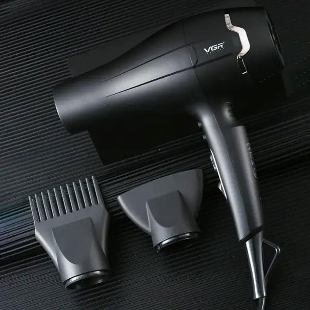 Фен для укладки прически VGR V-450, Фен с регулятором мощности и температуры Хороший для дома DU-71 Львов - изображение 1