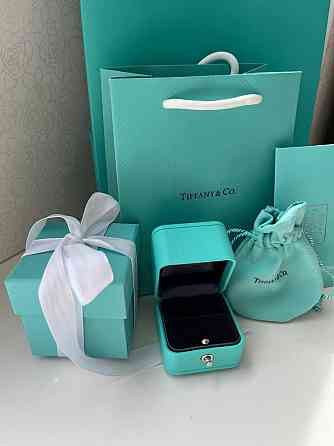 Tiffany / Тіффані подарункове паковання під кільце або сережки-гвоздики — коробочка, зовнішня коробочка, пакет, мішечок, картка Одеса