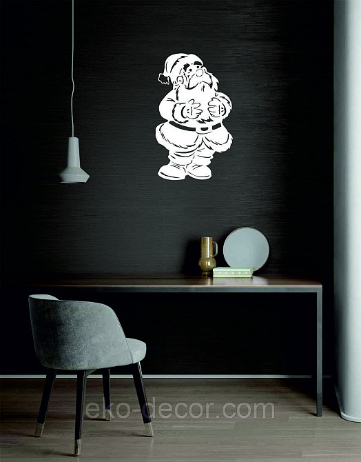 Декоративное настенное Панно «Дед Мороз», Декор на стену 70*42 см Киев - изображение 7