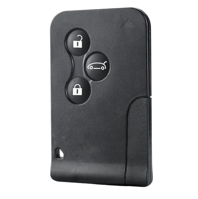 Ключ-карта Renault Megane с корпусом под чип, 3 кнопки Киев - изображение 1