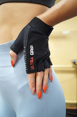 Рукавички для фітнесу Power System PS-2400 Ultra Grip Black M Каменское - изображение 9