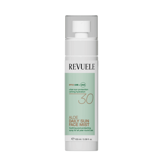 Мист для лица SPF30 aloe daily sun Revuele 100 мл Киев