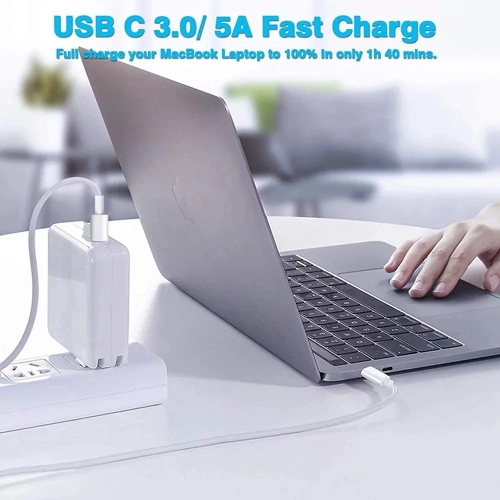 Універсальний зарядний пристрій для ноутбука USB Type-C 96W Вінниця - фото 5