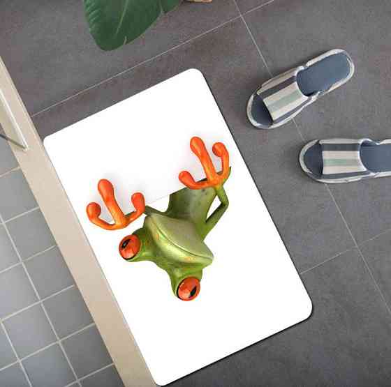 Наклейка Жаба на стіну 15 на 16 см різнобарвний Київ