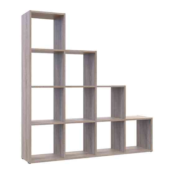 Стелаж Doros Степ 4х4 Дуб сонома відкритий 136.2х28.8х140.7 DRS-011770 (41516165) Дніпро