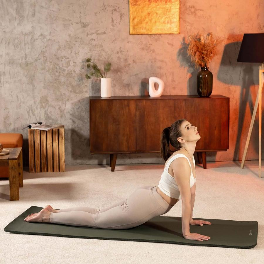 Колрик для йоги Hop-Sport HS-NB010GM NBR 1см темный хаки Киев - изображение 3