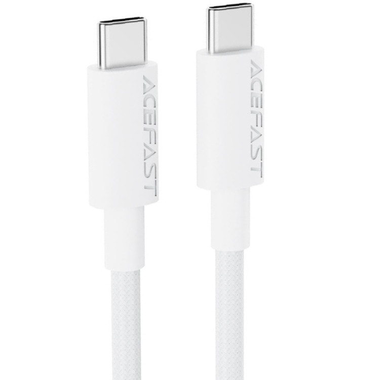 Кабель USB 2.0 Type-C M-M, 1.2 м 3A C18-03 White Acefast Вінниця - фото 1