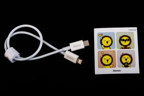 Кабель Type-C - iPhone 20 Вт 0,25м Baseus Superior зіліконовий круглий білий Вінниця