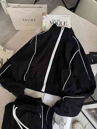 Женский стильный трендовый костюм двойка купра Одесса