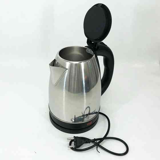 Вишуканий електрочайник Rainberg RB-804 2л 2000 Вт, Електрочайник нержавіюча сталь LA-83 Львів