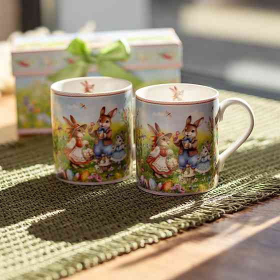 Набір чашок порцелянових Rabbit Family 220 мл 2шт HP-7323-8 Коломия