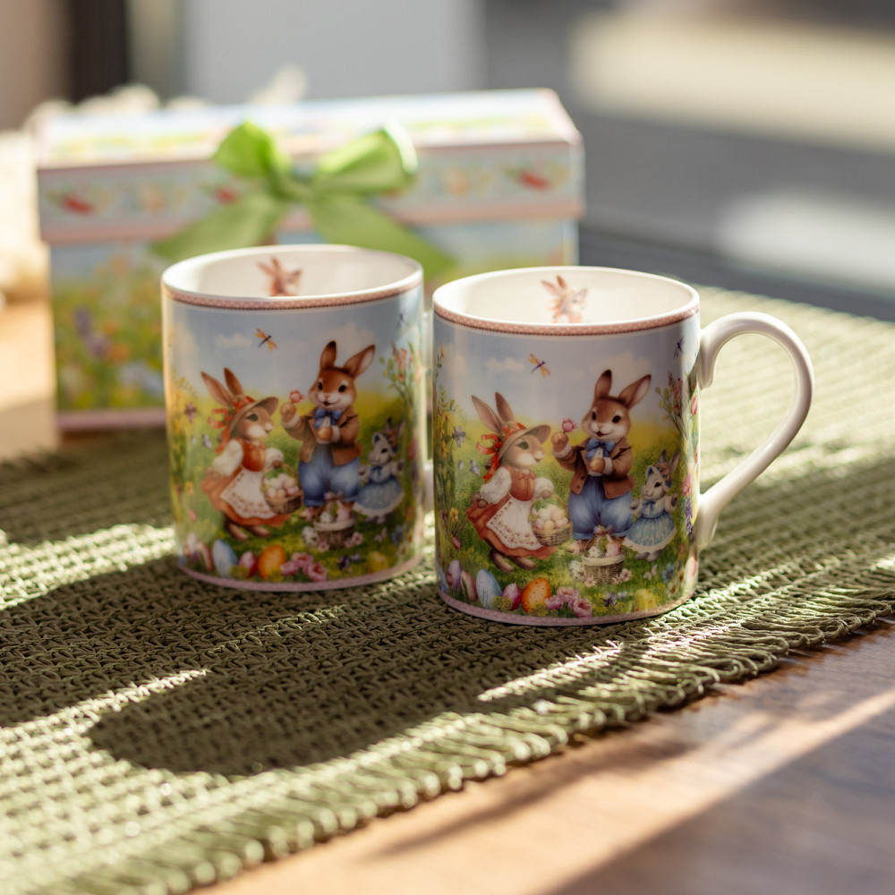 Набір чашок порцелянових Rabbit Family 220 мл 2шт HP-7323-8 Коломия - фото 2