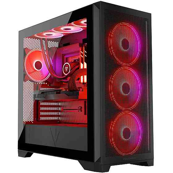 Корпус Modecom VOLCANO EXPANSE S ARGB 4x140mm fans MIDI USB 3.0x2+TYPE-C BLACK без БЖ ATX Вінниця