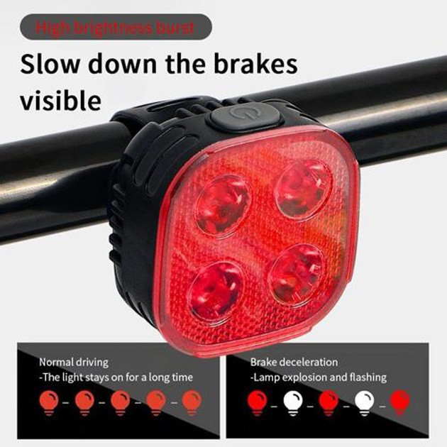 Задній ліхтар для дитячого велосипеда FY-328S, Велосипедний ліхтар із захистом від вологи TX-97 Івано-Франківськ - фото 9