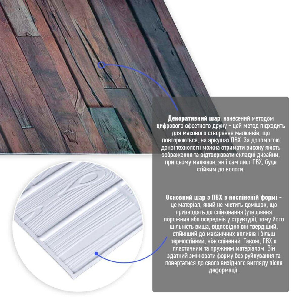 Декоративная ПВХ панель 960х480х4мм SW-00000576 Киев - изображение 2