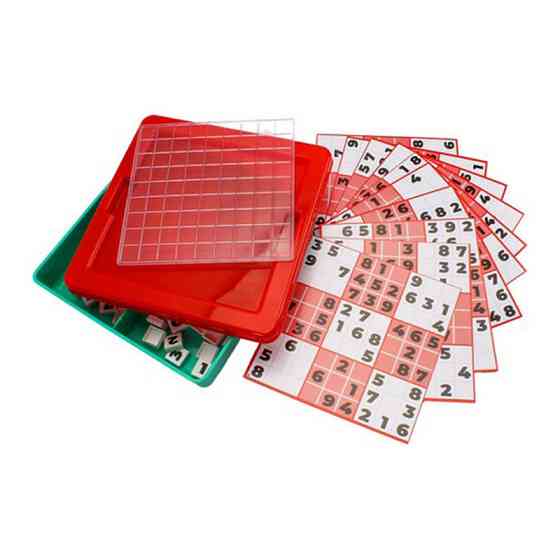 Дитяча розвиваюча гра "Судоку" 2956TXK 81 фішка, 10 шаблонів Вінниця