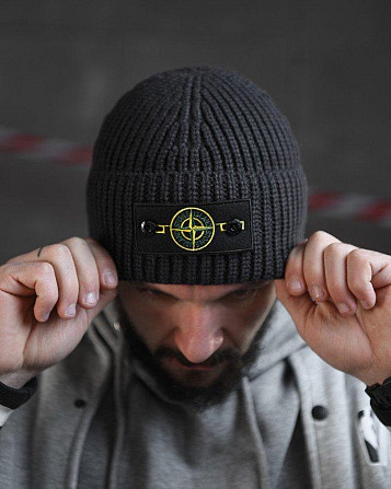 Шапка stone island denim ВТ4726 Киев - изображение 3