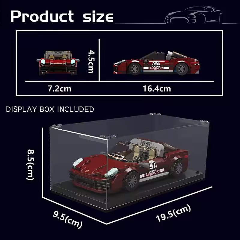 Конструктор Porsche Спортивная машина на 362 детали,коричневая Каменец-Подольский - изображение 4