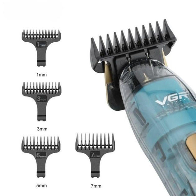 Електромашинка для волосся VGR, Машинка для стрижки чоловіча Машинка стрижки волосся і потилиці KH-89 Львів - фото 8